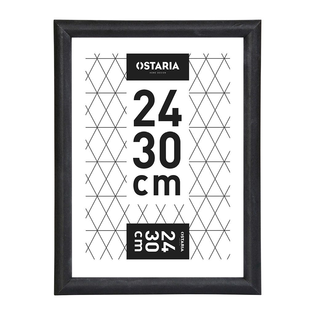 Cadre photo ONYX noir 24x30cm