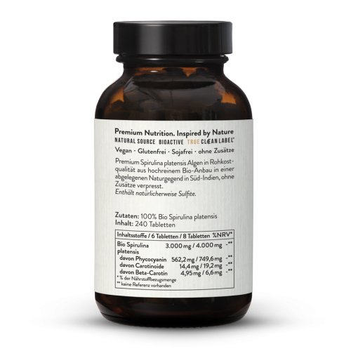 Sunday Natural Products  Bio Spirulina Blau Tabletten