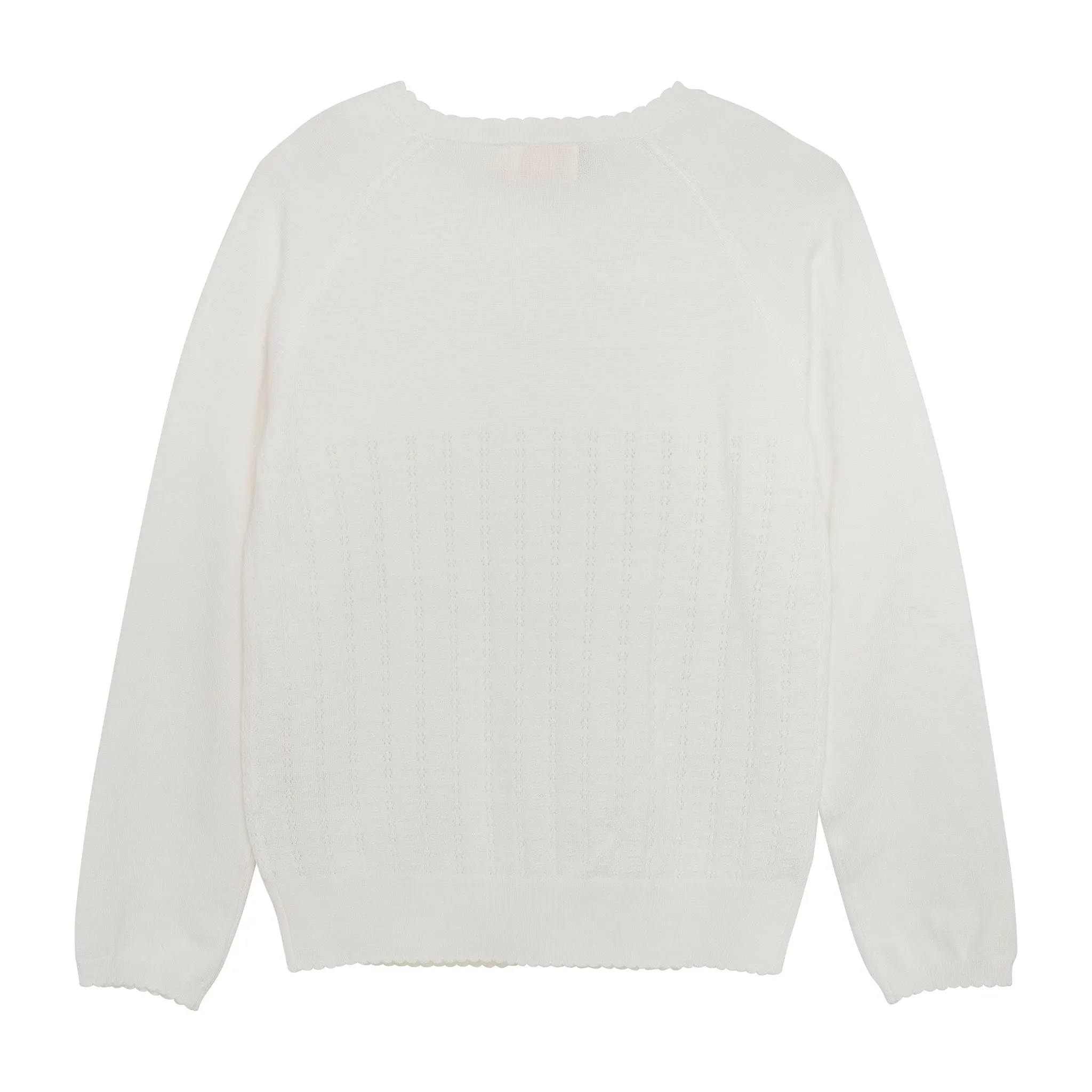 Creamie Cardigan Pointelle 2-14ans