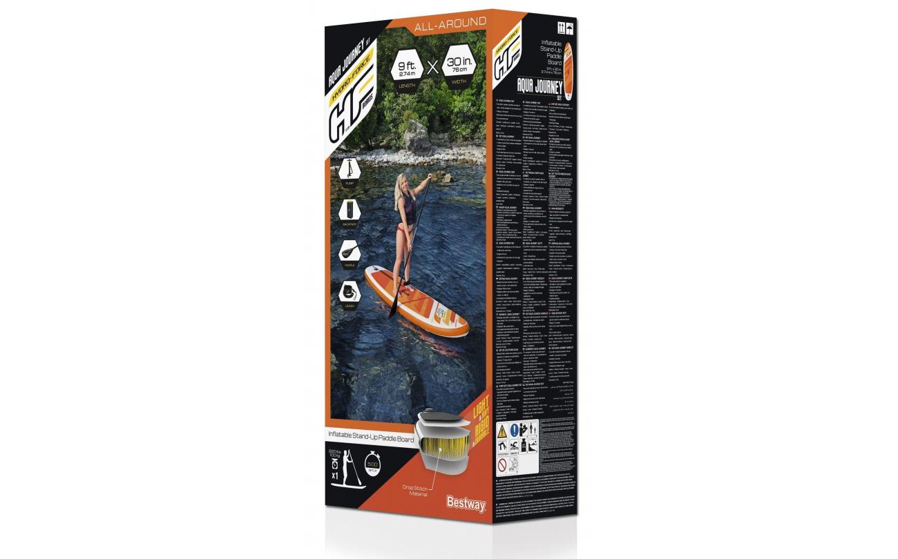 Hydro Force Aqua Journey Set opblaasbare sup met accessoires