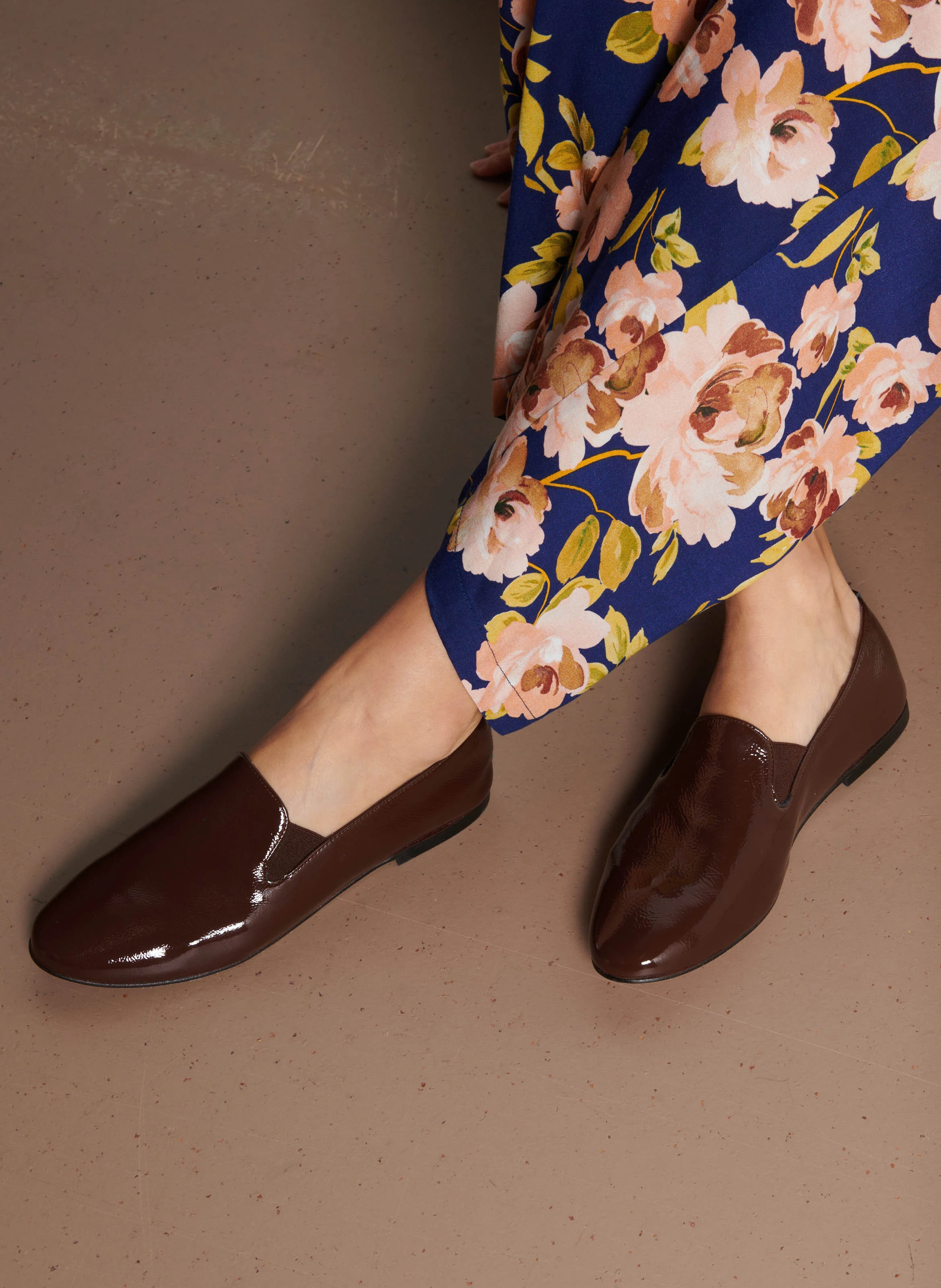 CLEO - Mary-Jane en cuir | Marron