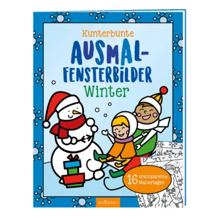 ars Edition Kunterbunte Ausmal Fensterbilder Winter