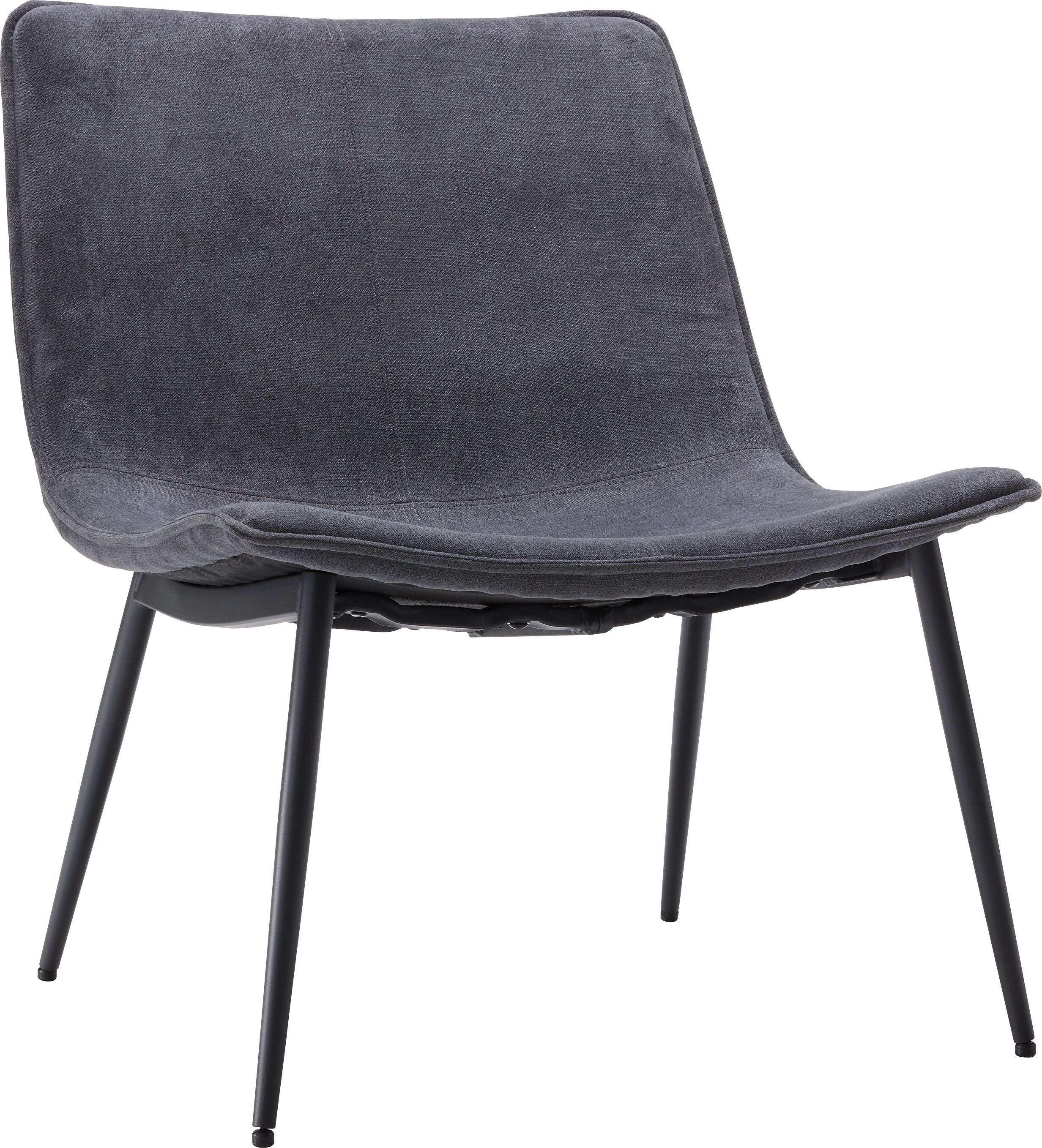 ZAYN Sessel - Anthrazit / B: 65.5 cm x T: 68.0 cm x H: 77.5 cm