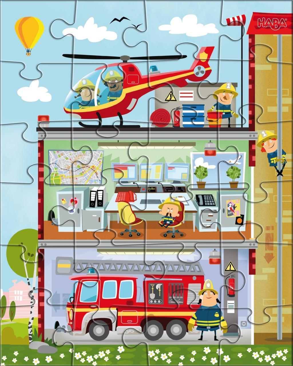 Puzzle KLEINE FEUERWEHR 3x24-teilig