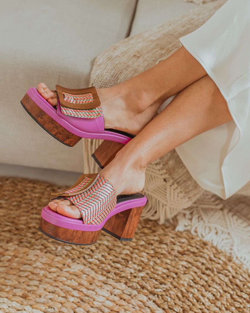 Noa Harmon Guadalupe Roze Damesslippers