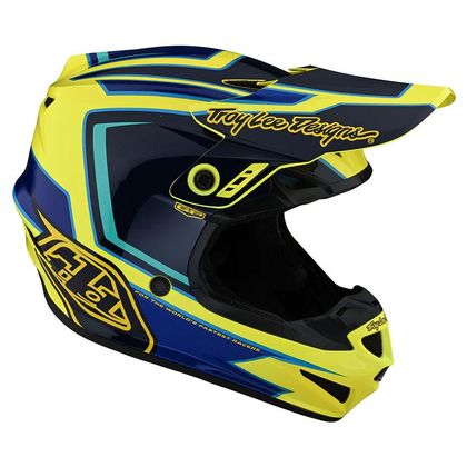 Casque cross TroyLee design GP RITN 2023 - Jaune