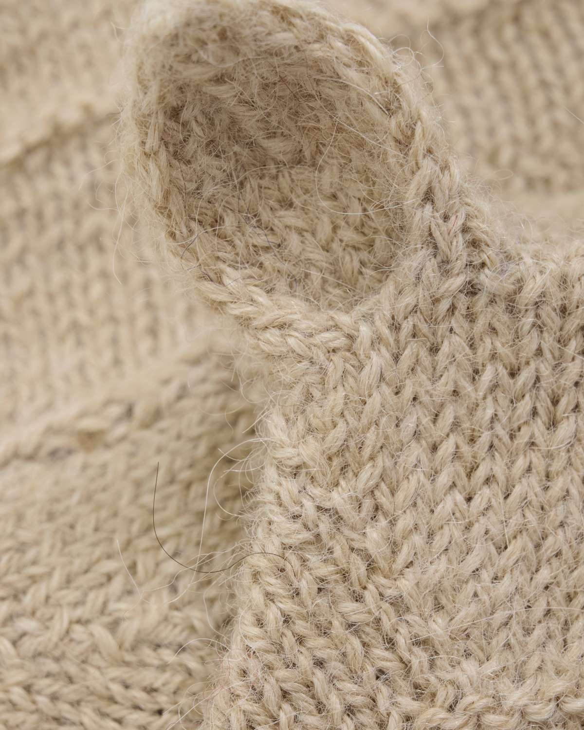 Babylue med ører – 100% Alpakka | Bonnet Ears Alpaca Wool Knit