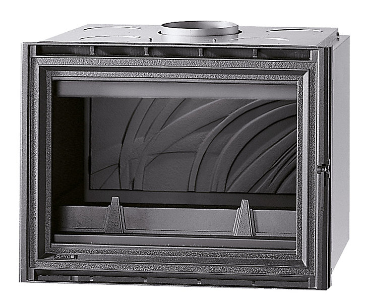 Insert à bois Supra Tertio 76 noir 9.5kW 190m3