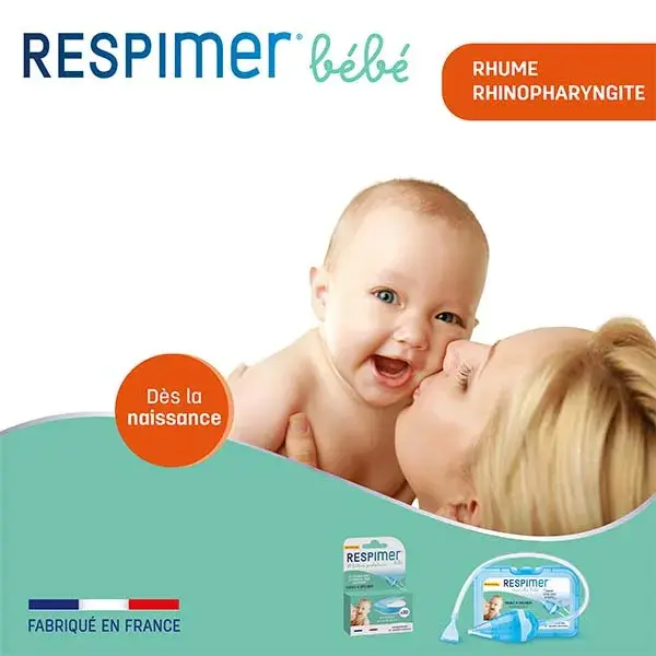Filtros de proteção Respimer para aspiradores nasais de bebês, pacote com 20 unidades.