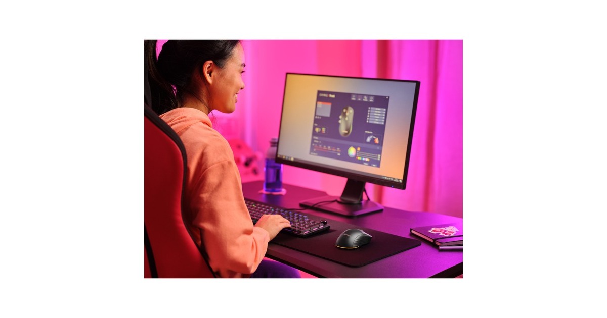 TrustGXT 927 Redex+ draadloze gaming muis met hoog prestatieniveau  (Zwart, RGB | 100 - 25.600 dpi | PS4 | PS5 | XBOX series X|S)