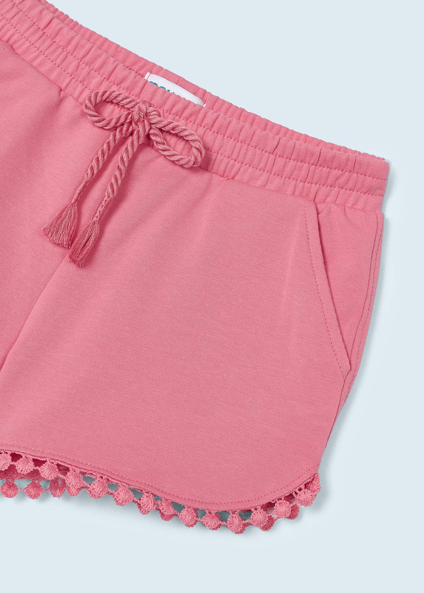 Calções de algodão sustentável para meninas