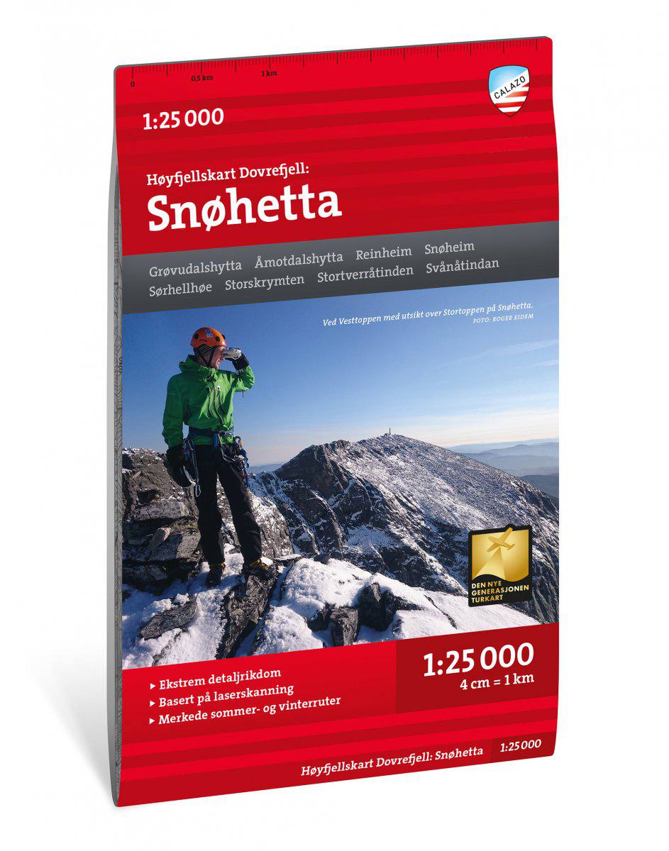 Calazo Høyfjellskart Dovrefjell