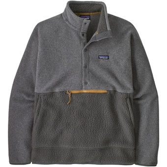 Patagonia Retro Pile 1/2 Snap Pullover Forge Grey Herren