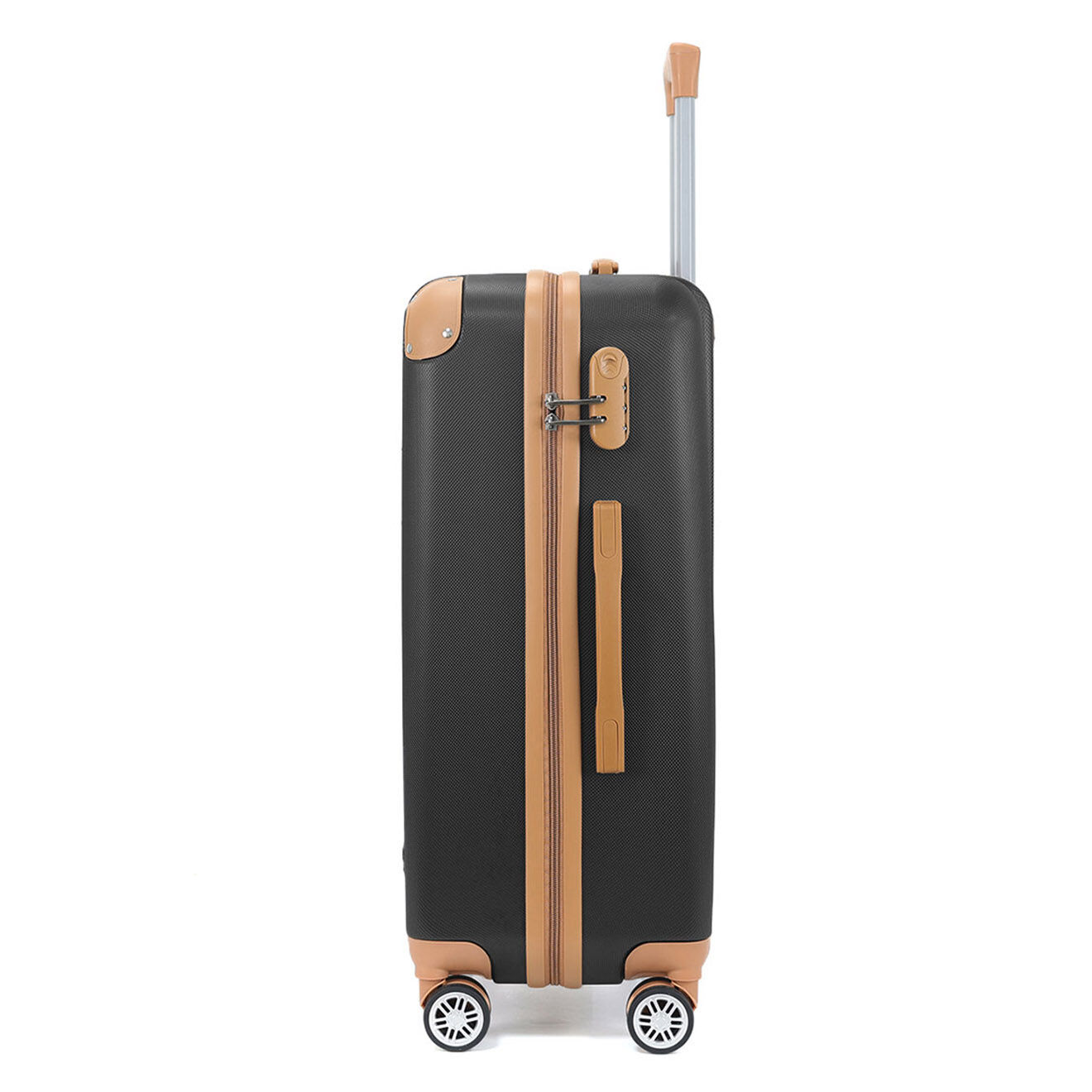 Maison Héritage 2 Valises 4 roues doubles Trocadéro 55/65 cm noires