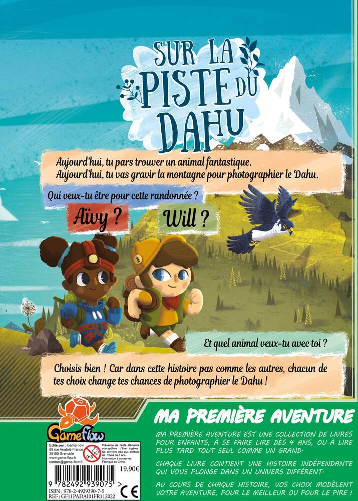 MA 1ERE AVENTURE - SUR LA PISTE DU DAHU VERSION LONGUE