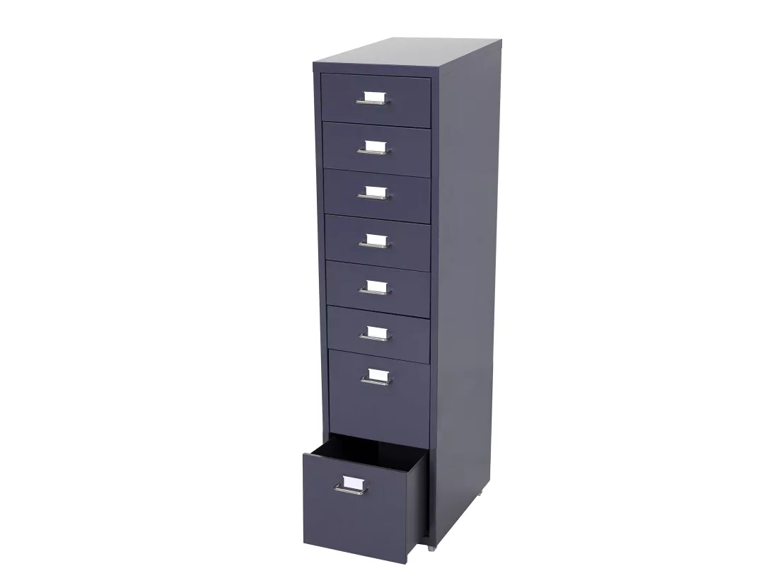 Caisson roulant Preston T851, gris foncé