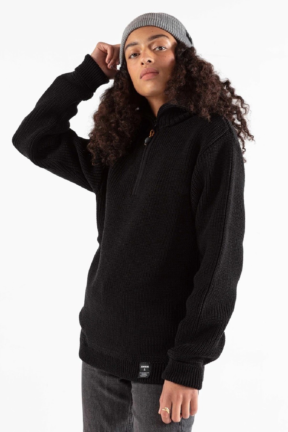 Jeckybeng Seemanns-Pullover The Seaman Sweater Unisex Black