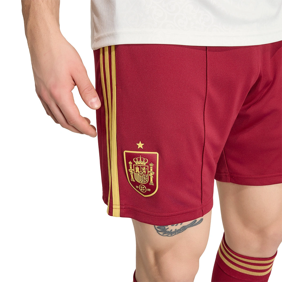 Calções adidas Espanha Segundo equipamento Mundial 2026