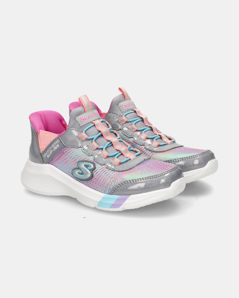 Skechers Hands Free Slip-Ins Dream Lights Instapschoenen  - zilver