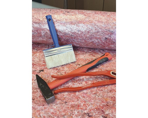 Bescherm- en afdekvlies 220 g/m² signaalrood 1x4 m