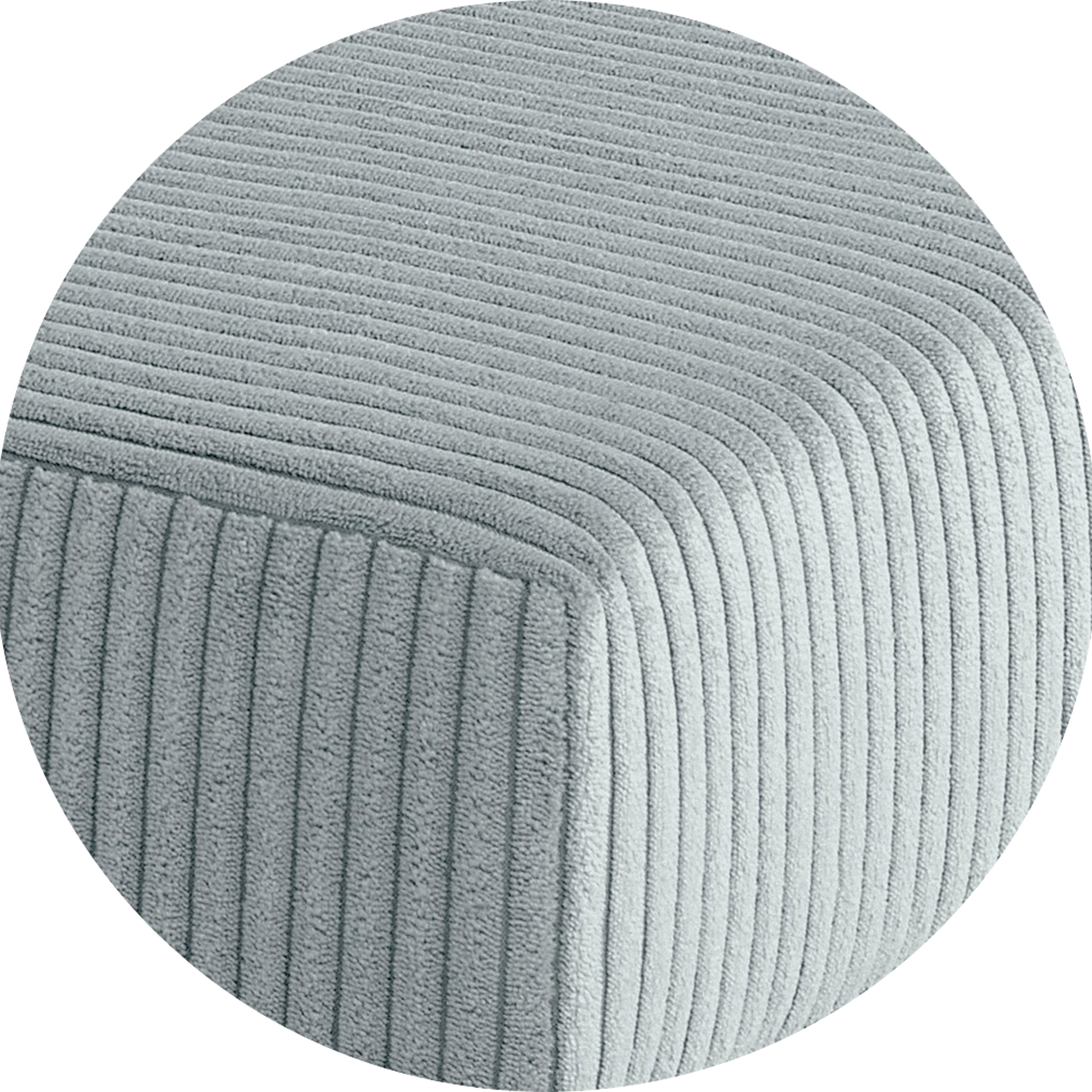 Cocktailsessel - mint - Cord - 76 cm hoch