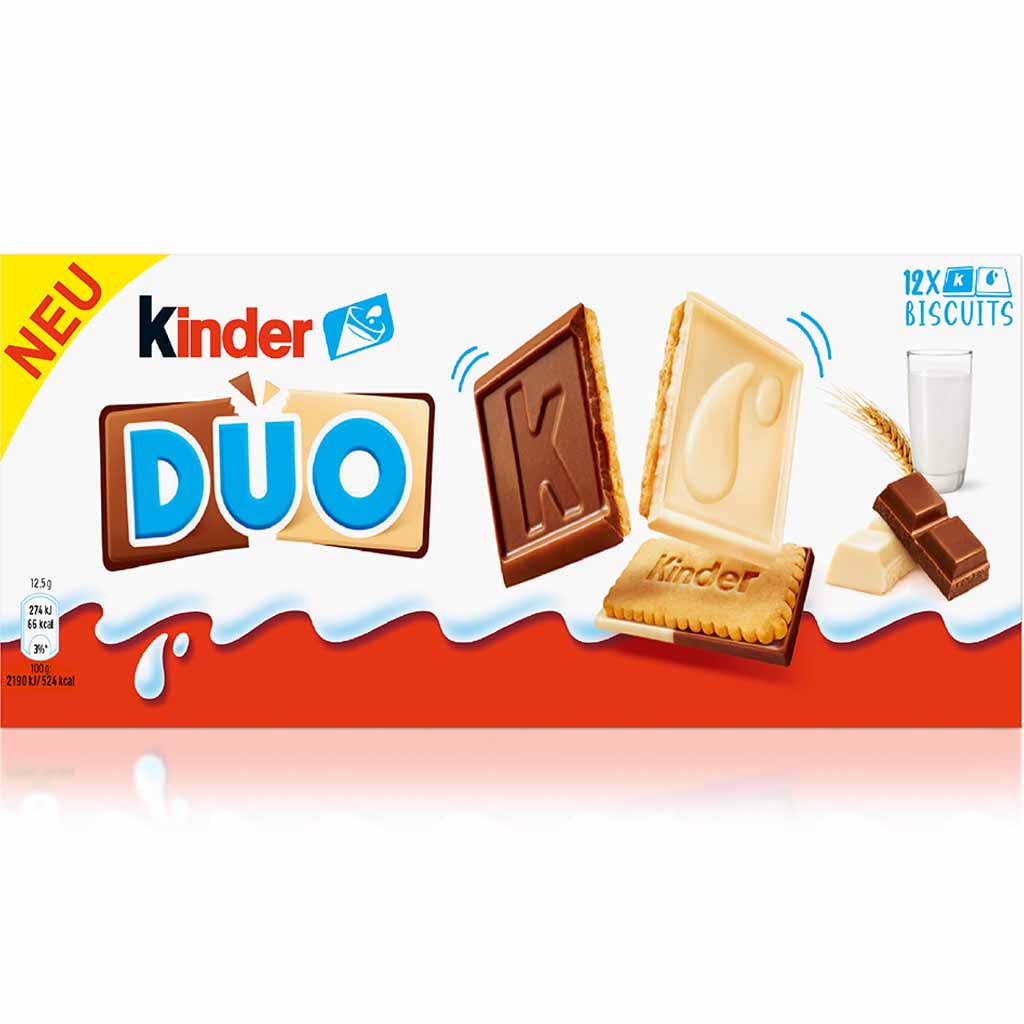 kinder Duo Biscuits 12er 150g MHD:17.5.25