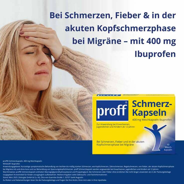 Proff Schmerzkapseln 400 mg, 10 St