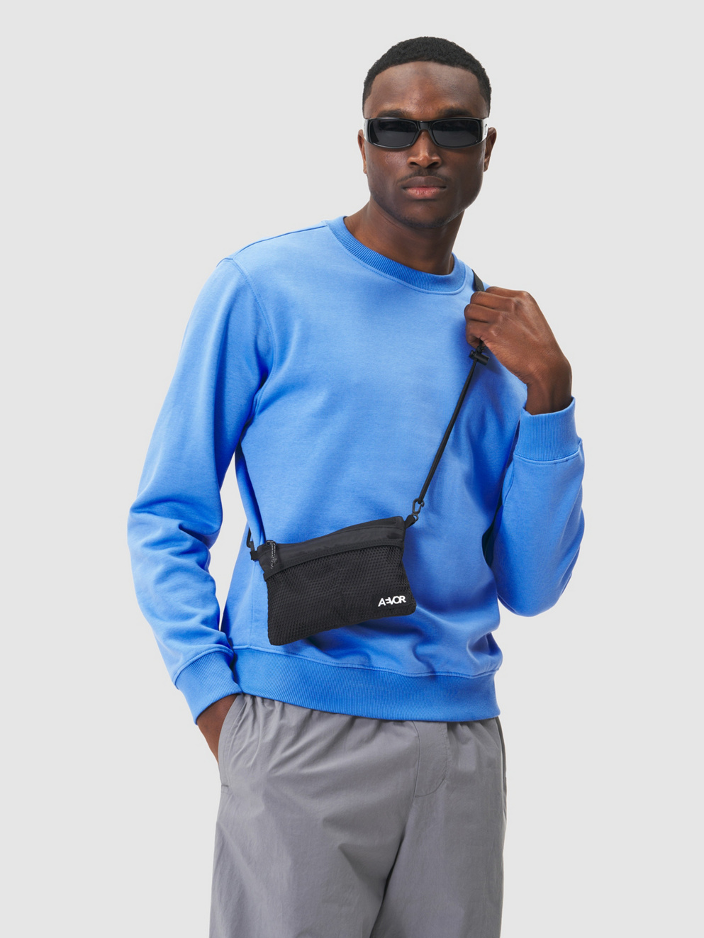 AEVOR Chest Pouch Bag ripstop black