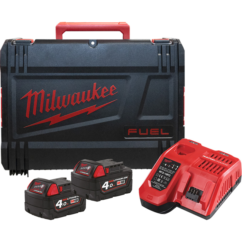 Milwaukee M18 FUEL FDD3-402C accu schroefboormachine 18V Li-ion 2x 4,0Ah