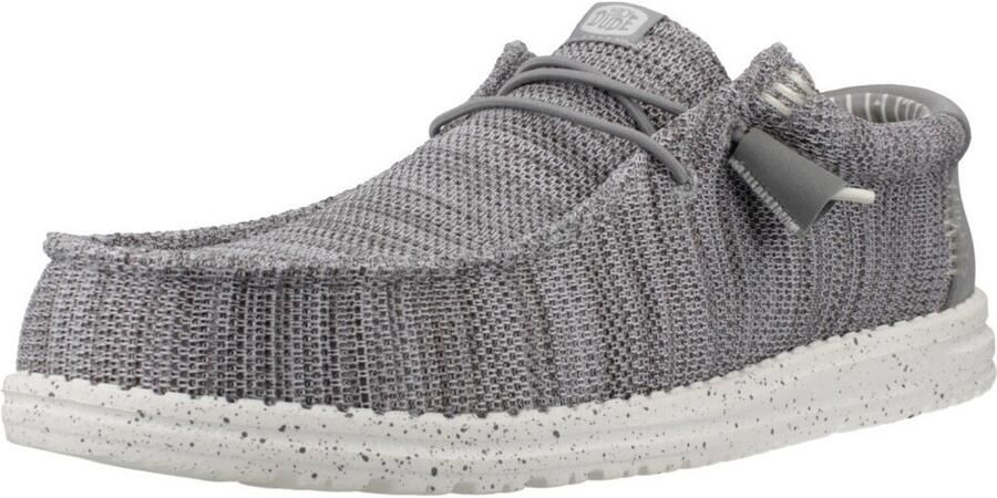 Hey Dude HEYDUDE Wally Stretch Sox heren mocassin Grijs