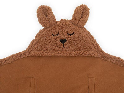Jollein Bunny Omslagsvognpose, Caramel