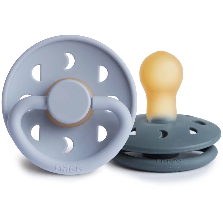 FRIGG Schnuller Moon Phase Powder BlueSlate 0-6 Monate