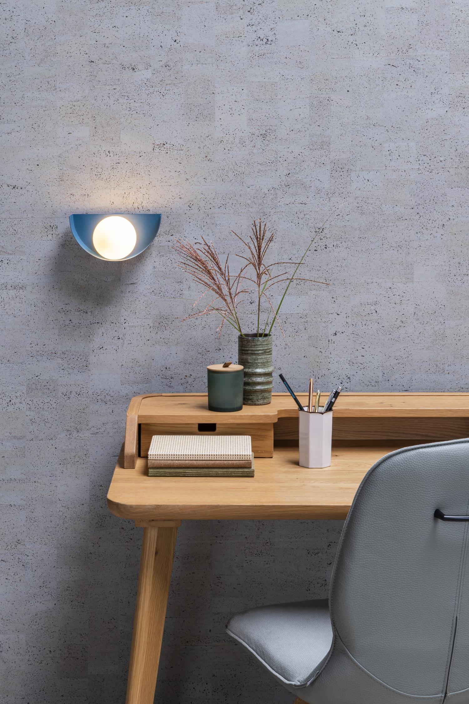 Benni wandlamp blauw