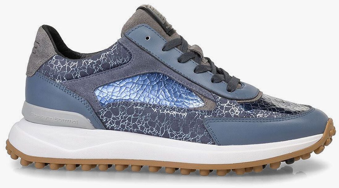FLORIS VAN BOMMEL blauwe floris van bommel lage sneakers sfw-10099