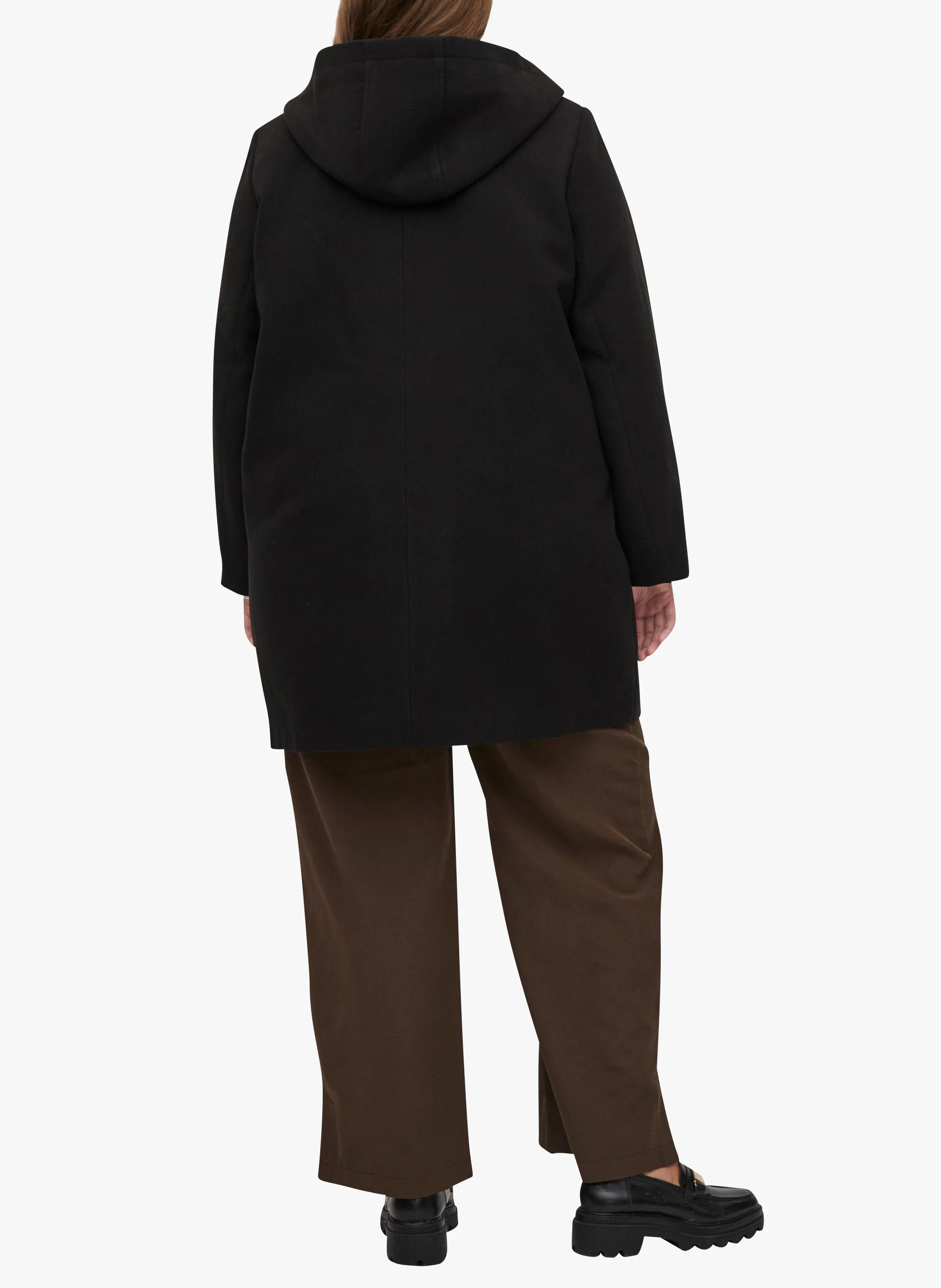 Manteau à capuche | Noir