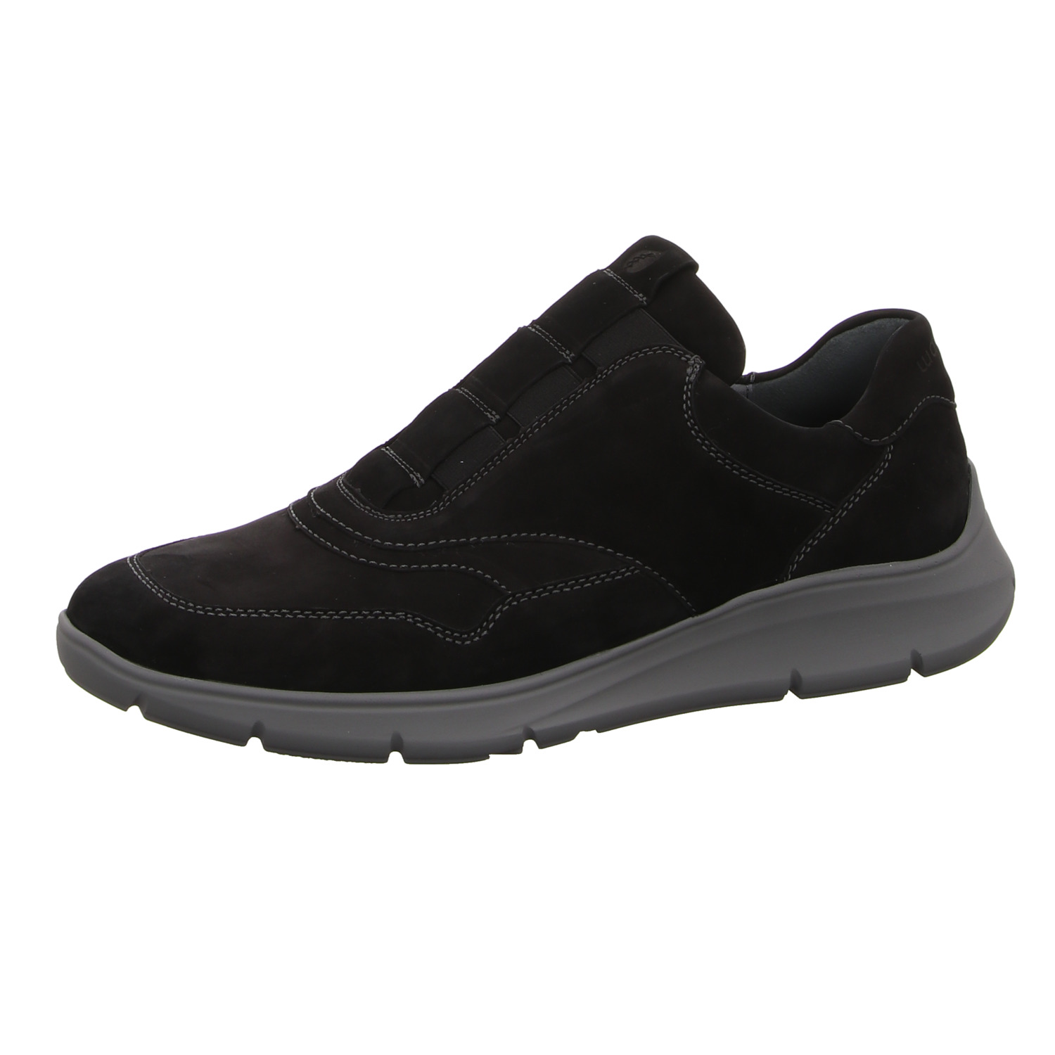 Waldläufer Slipper schwarz