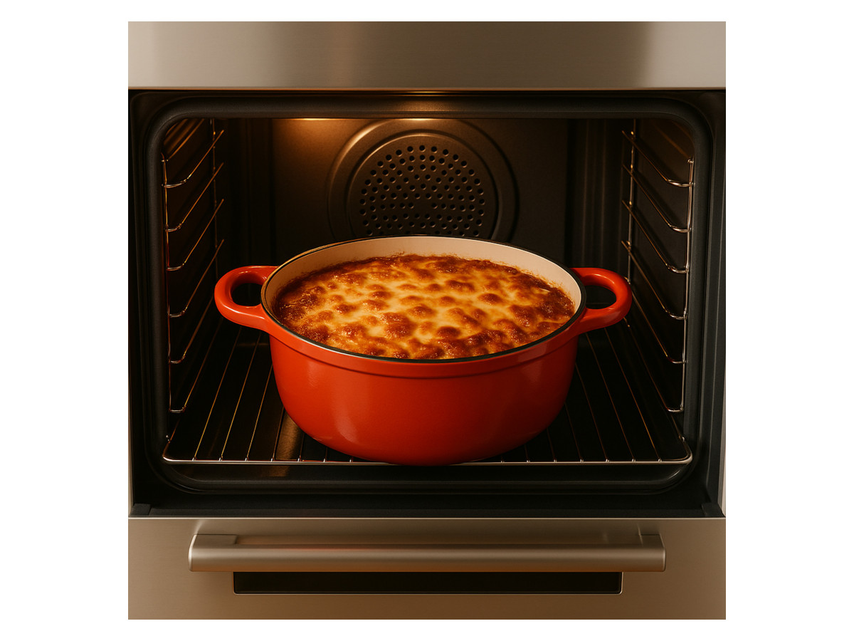 Aviro 5 liter gietijzeren braadpan - 26 cm