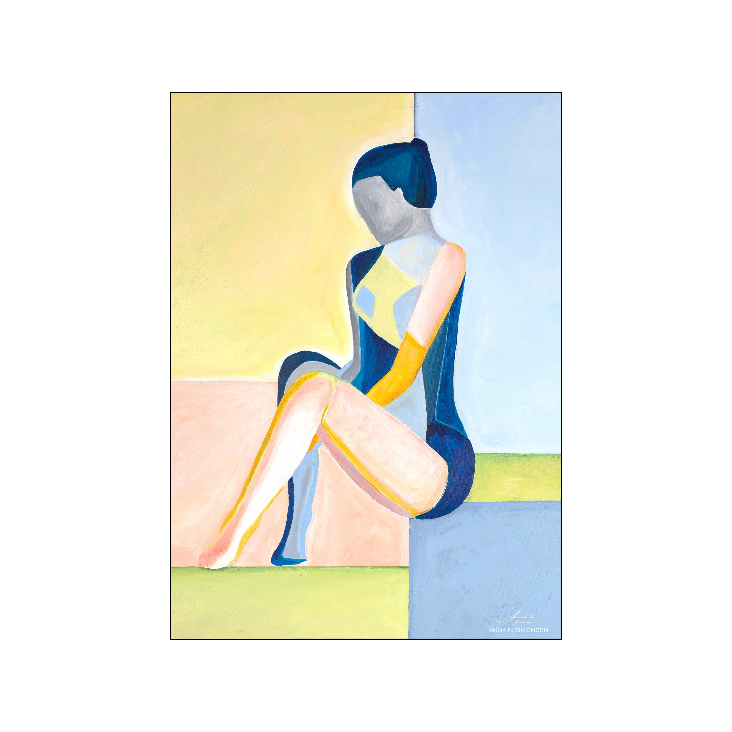 Poster & Frame  Anna K. Simonsen Cleo plakat - A3