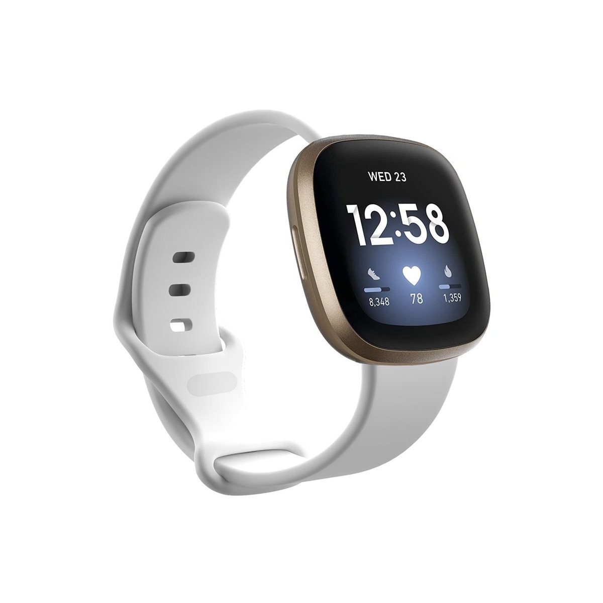 Sport armbånd till Fitbit Versa 3 - Hvit