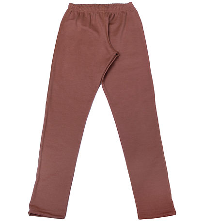 Joha Leggings - Wolle - Rot/Braun