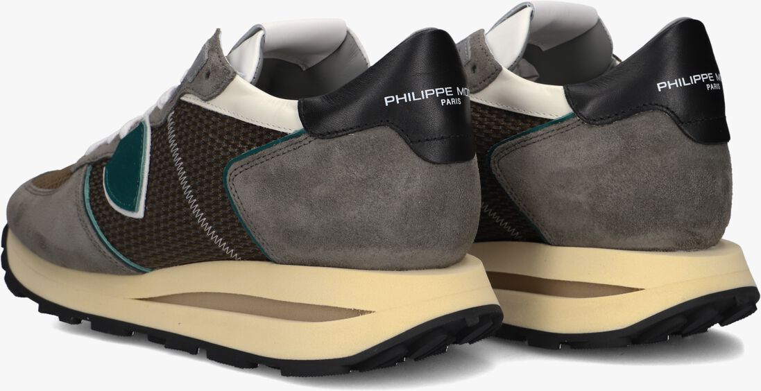 grijze philippe model lage sneakers tropez haute low man
