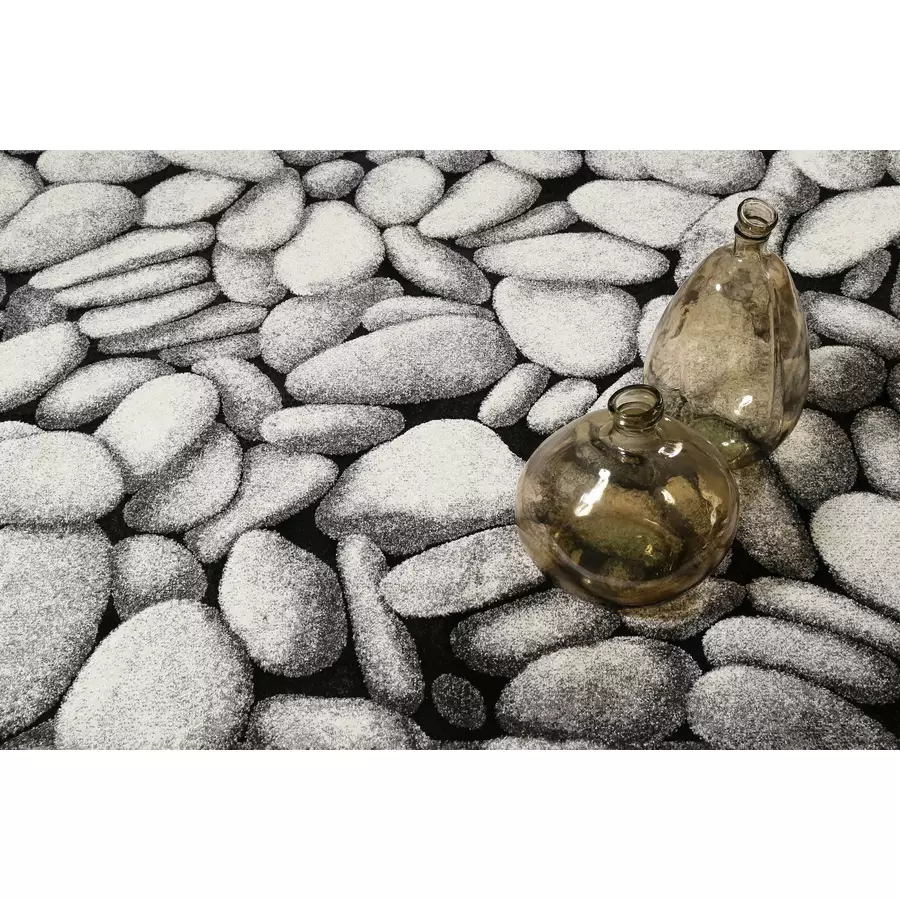 Wecon home Kurzflorteppich Stony Island grau