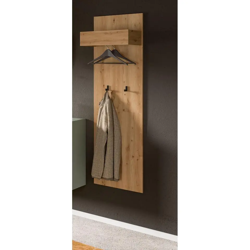 Hioshop Drive kapstok 2 haken eiken decor