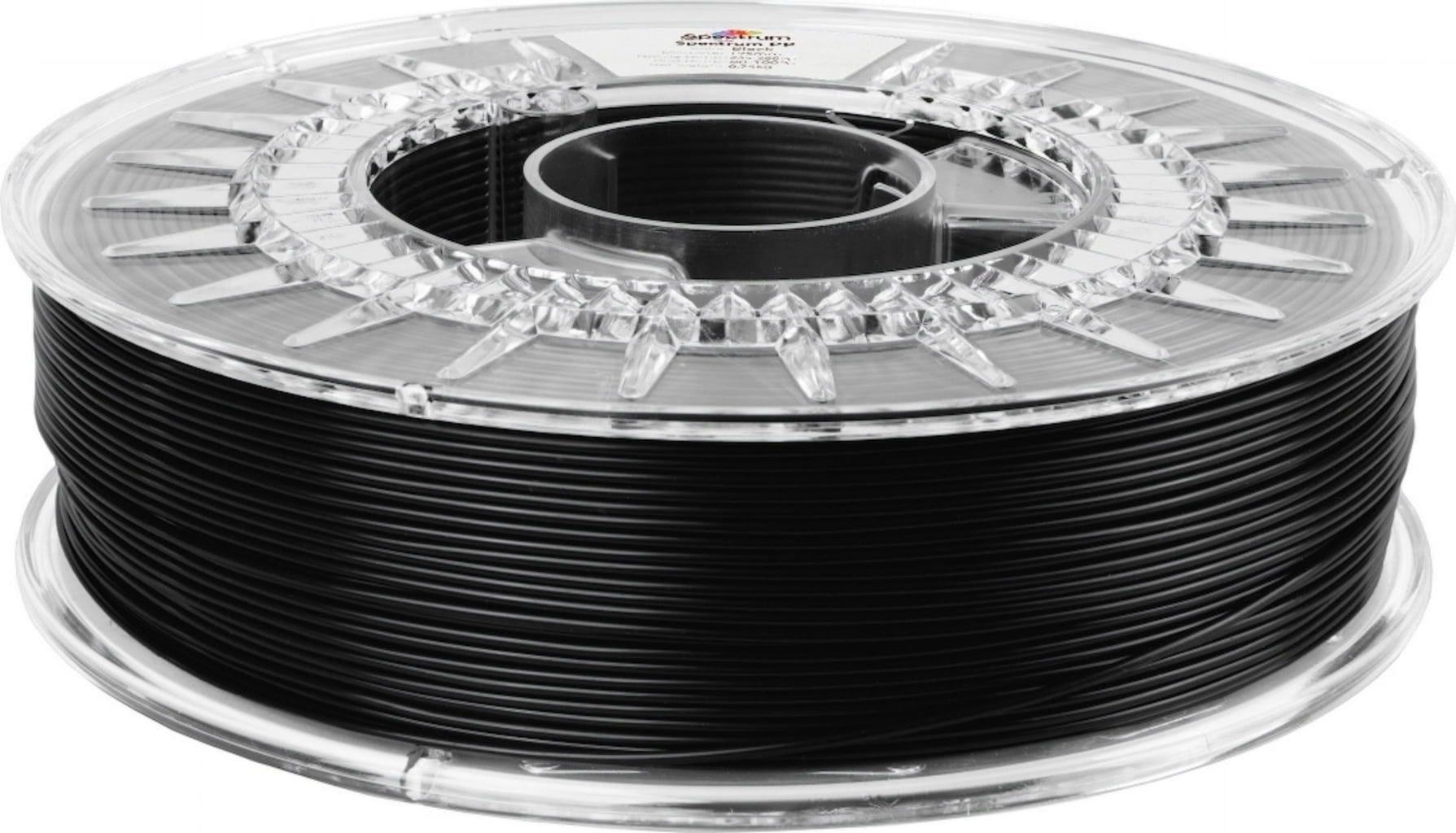Spectrum  PP Black, 1,75 mm / 750 g    Ultraleichtes Hochleistungs-PP für funktionale Bauteile in Black