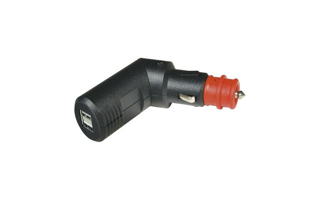 Winkelbarer Doppel USB Ladestecker