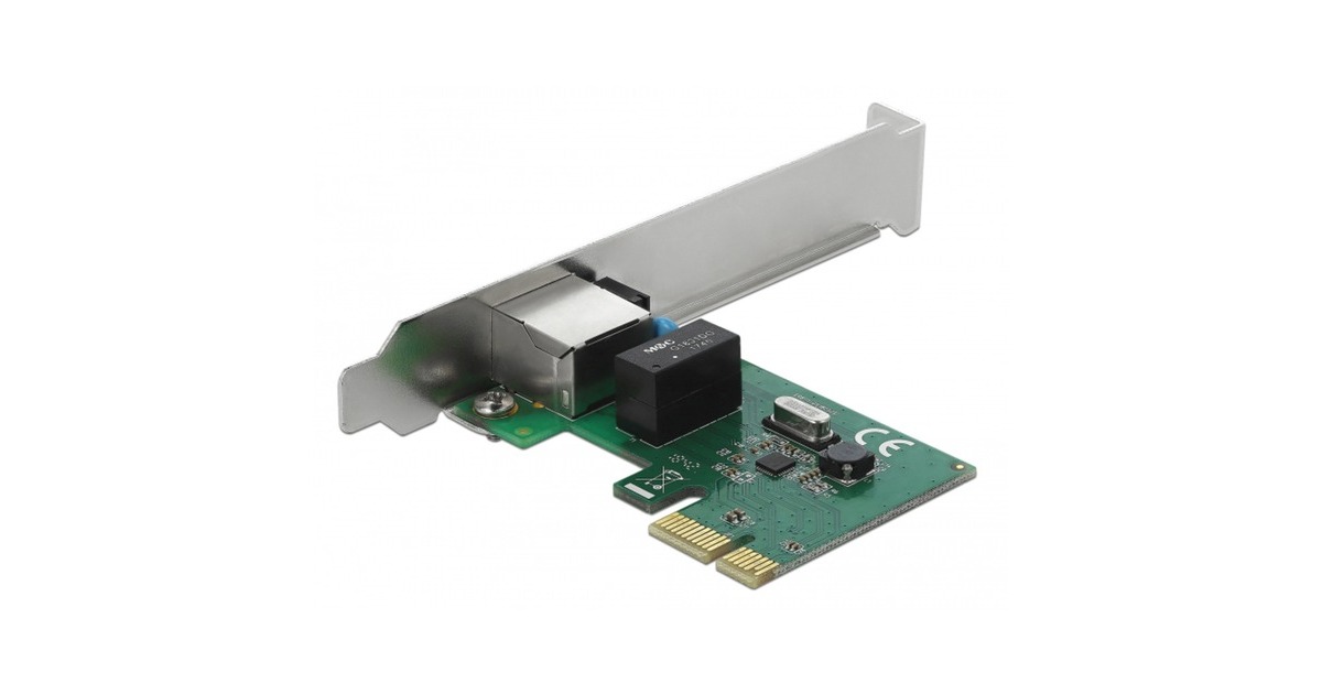 DeLOCKPCIe kaart 1x Gigabit LAN netwerkadapter