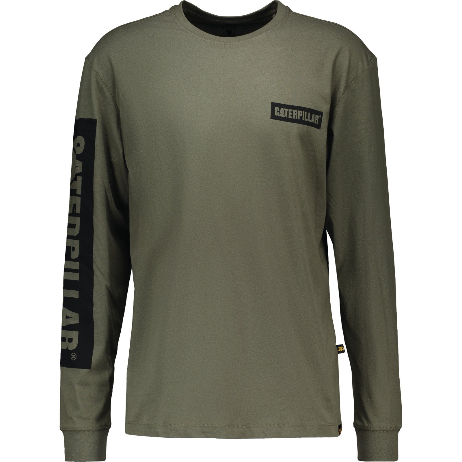 Caterpillar Herren-Langarmshirt Checker