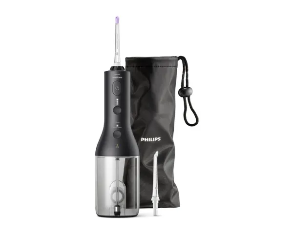Philips Sonicare Power Flosser 3000 HX3826 - Mundskylning - trådløs - sort