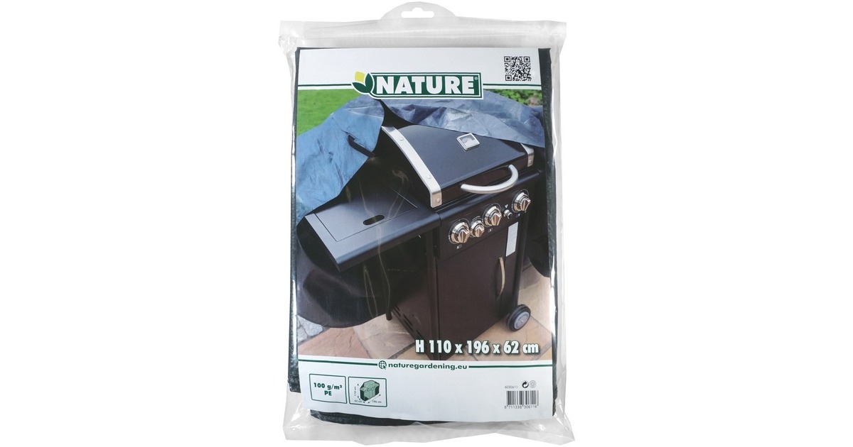 NatureBeschermhoes voor gasbarbecue afdekking  (Zwart, 6030611)