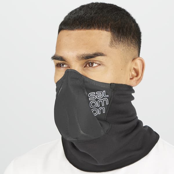 Bandeau cache cou randonnée SALOMON WINTER SPORTS MASK BLACK